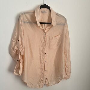 Madewell silk Button-Up Women's Top
